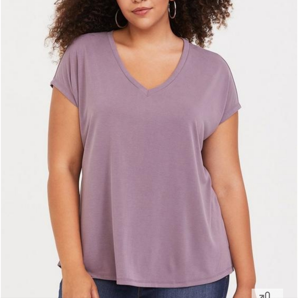 Torrid Knit Cupro Dolman Tee
